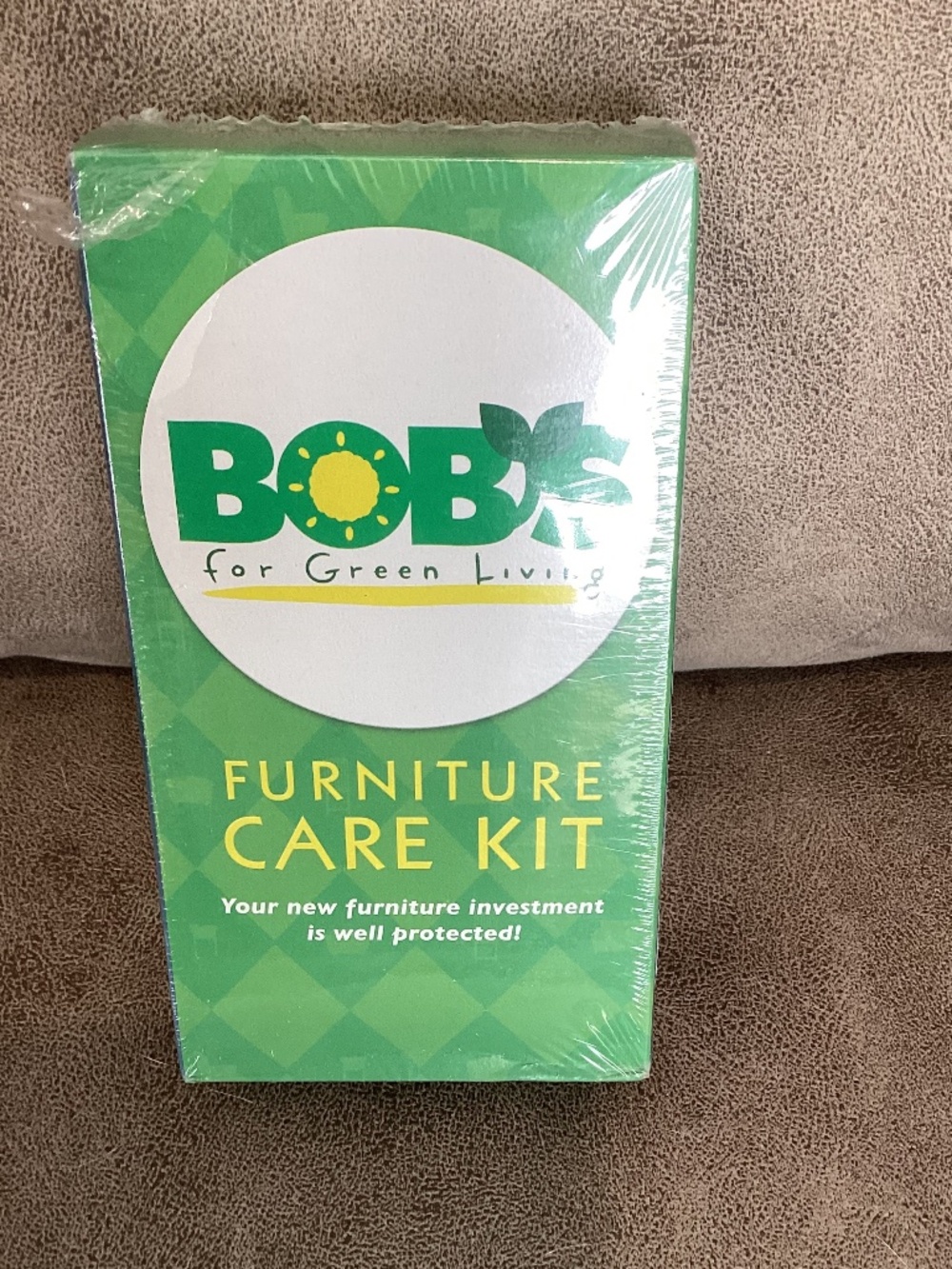 Bob’s Furniture care kit sealed Fabric and Wood